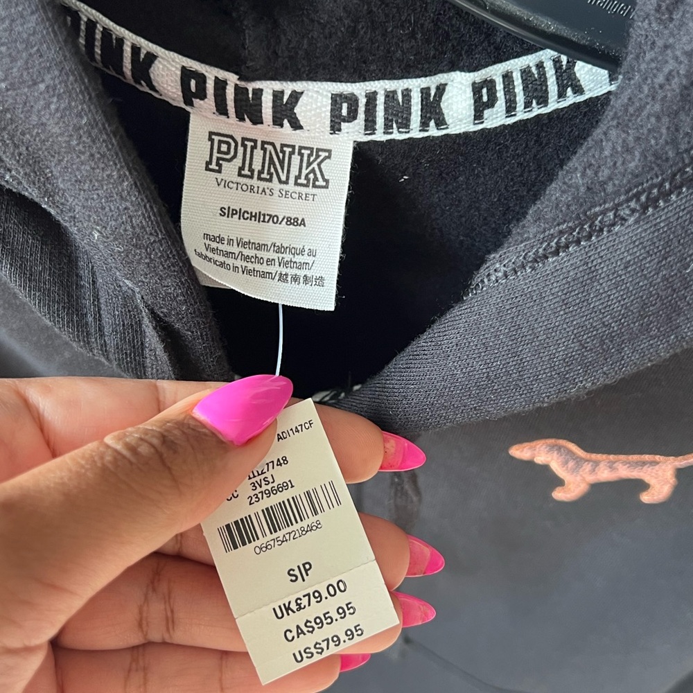 BNWT Victoria’s Secret Pink Bling Hoodie - Picture 5 of 5